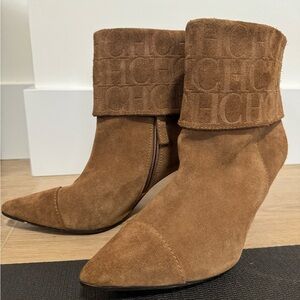 Light Brown/Tan ankle boots, 40.